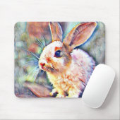 aquarell bunny muismat (Met muis)