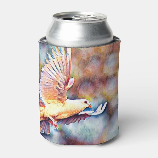 aquarell dove blikjeskoeler (Blikje Voorkant)