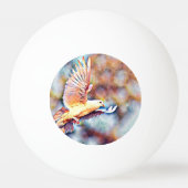 aquarell dove pingpongbal (Achterkant)
