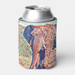 aquarell elephant blikjeskoeler