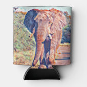aquarell elephant blikjeskoeler (Voorkant)