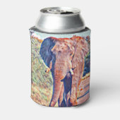 aquarell elephant blikjeskoeler (Blikje Achterkant)