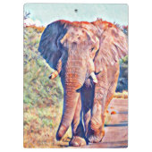 aquarell elephant klembord (Achterkant)