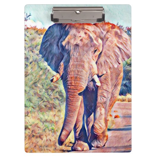 aquarell elephant klembord (Voorkant)