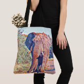 aquarell elephant tote bag (Dichtbij)