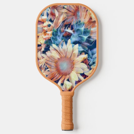 aquarell floral 03 pickleball paddle (Voorkant)