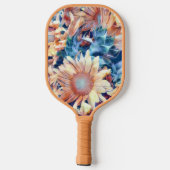aquarell floral 03 pickleball paddle (Achterkant)