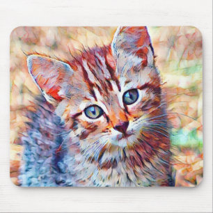 aquarell kitten muismat
