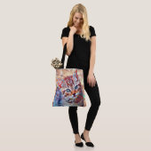 aquarell kitten tote bag (Op model)