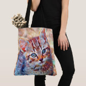 aquarell kitten tote bag (Dichtbij)