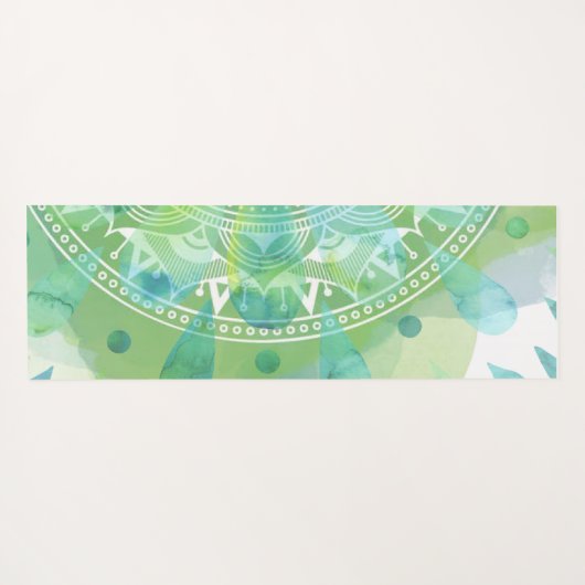 Aquarell Mandala  Yogamat (Achterkant (horizontaal))