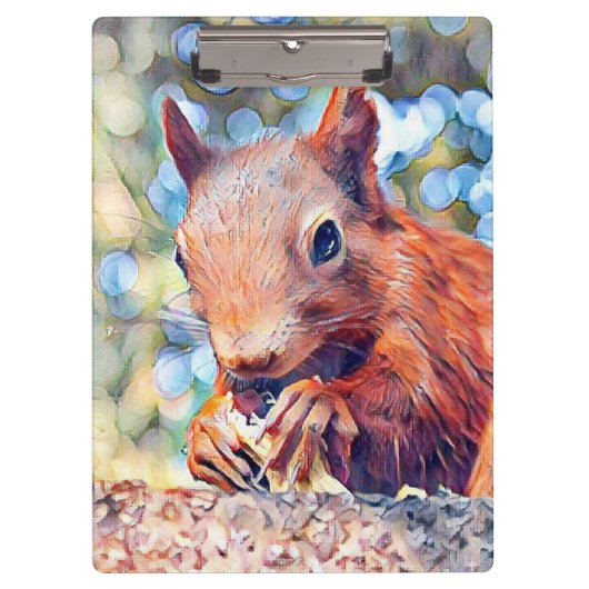 aquarell squirrel klembord (Voorkant)