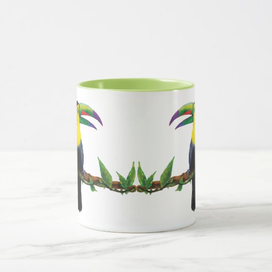 Aquarell Tucan Mok (Midden)