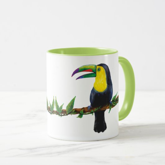 Aquarell Tucan Mok (Voorkant rechts)