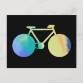 aquarellafiets briefkaart (Voorkant)