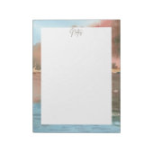 Aquarellandschap begrensd notitieblok (Linkerzijde)