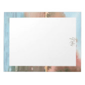 Aquarellandschap begrensd notitieblok (Voorkant)