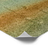 Aquarellandschapschildering Poster (Hoek)