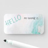 Aquarelle Agate Hallo herbruikbaar Naamplaatje (In situ)