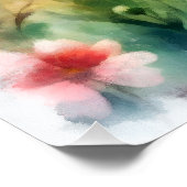 Aquarelle, akkerbloemen perfect poster (Hoek)