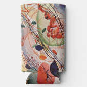 Aquarelle Dreams: Kandinsky in hoge resolutie Seltzer Blikjeskoeler (Achterkant)