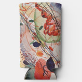 Aquarelle Dreams: Kandinsky in hoge resolutie Seltzer Blikjeskoeler (Voorkant)