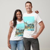 Aquarelle Honfleur T-shirt (Unisex)