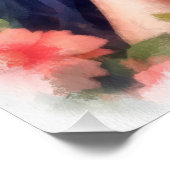 Aquarelle, jonge dochter perfect poster (Hoek)