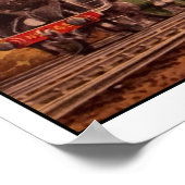 Aquarelle locomotief King Arthur Poster (Hoek)