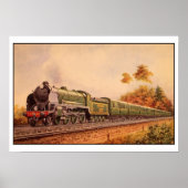 Aquarelle  locomotief King Arthur Poster (Voorkant)