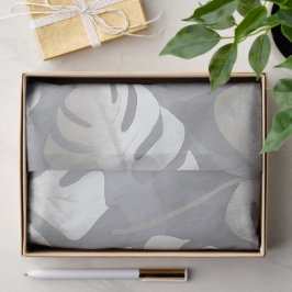 Aquarelle Monstera Tissuepapier