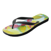 Aquarelle ornamenten Paar Teenslippers (Schuin)
