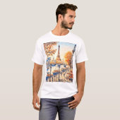 Aquarelle Paris T-shirt (Voorkant volledig)