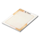 Aquarelle Rose Beige Bloc-note My Notes Notitieblok (Linkerzijde)