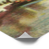  aquarelle Venice Rialto Bridge Poster (Hoek)