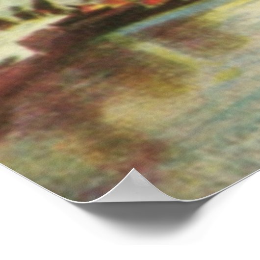  aquarelle Venice Rialto Bridge Poster (Hoek)