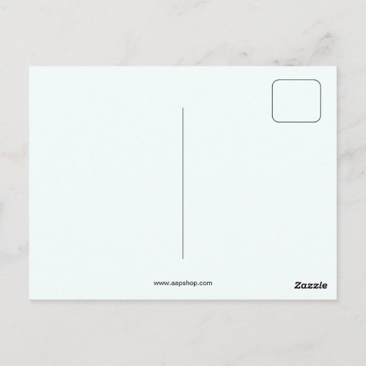 Aquarelle Waterverf Amalfi Golf van Salerno Briefkaart (Achterkant)