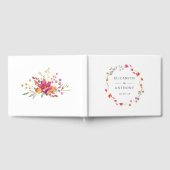 Aquarelle Wildflower Spring Wedding Gastenboek (Volledig)