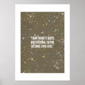 Aquarelpapier Textuur Achtergrond Poster (Voorkant)