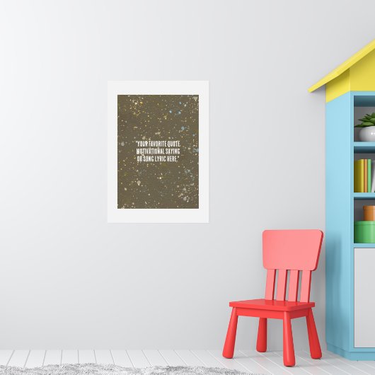 Aquarelpapier Textuur Achtergrond Poster (Kinderkamer 1)
