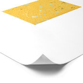 Aquarelpapier Textuur Achtergrond Poster (Hoek)