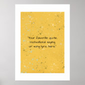 Aquarelpapier Textuur Achtergrond Poster (Voorkant)
