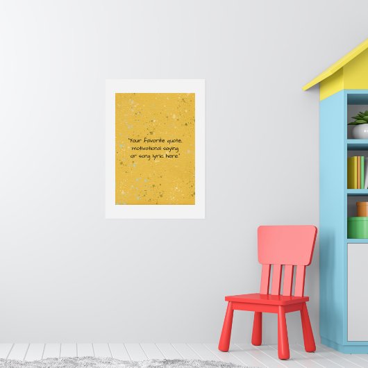 Aquarelpapier Textuur Achtergrond Poster (Kinderkamer 1)