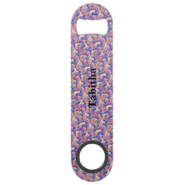 Aquarelpatroon Gepersonaliseerde Flesopener Speed Flessenopener