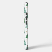Aquarelpatroon van kerstbomen Case-Mate iPhone case (Achterkant / Links)