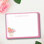 Aquarelrozen in Vaas Post-it® Notes