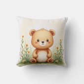 Aquarelschilderij van een knuffelachtige, kleine b kussen (Voorkant)