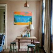 Aquarelschildering  foto afdruk