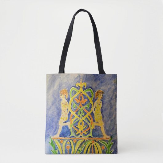 Aquarelschildering Tote Bag (Voorkant)