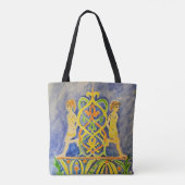 Aquarelschildering Tote Bag (Achterkant)